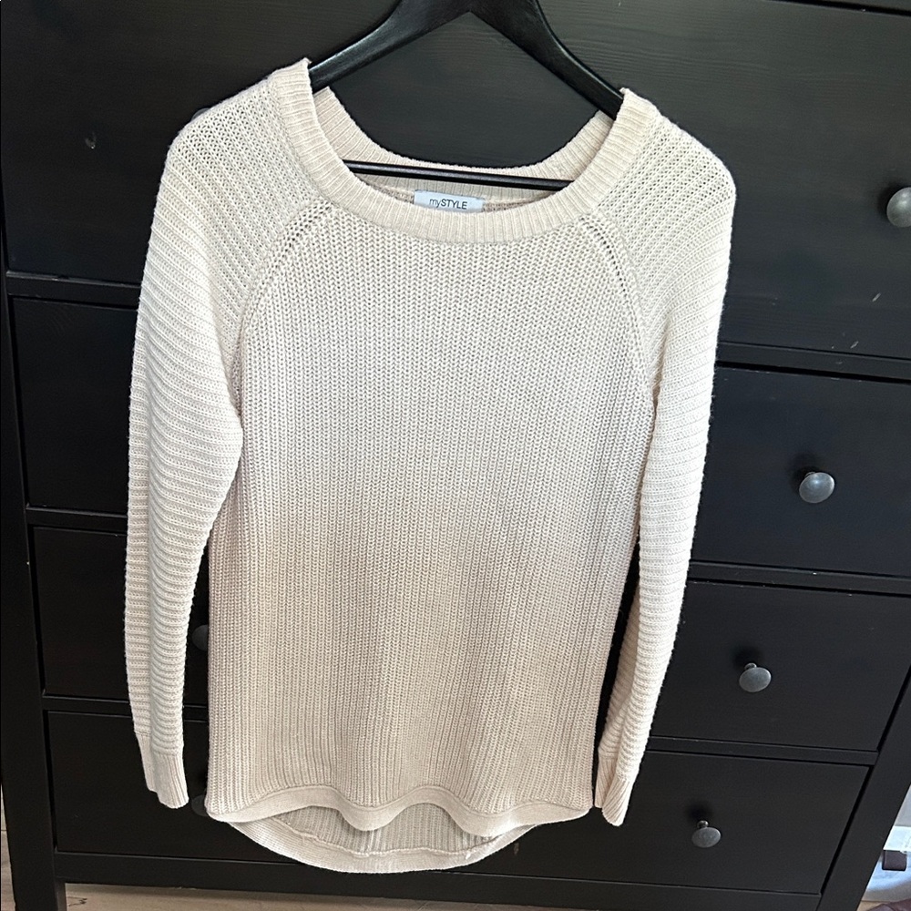 Cream Knit Sweater